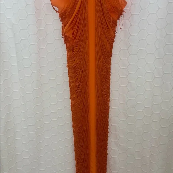 ASOS Orange Maxi Dress - Picture 2 of 3